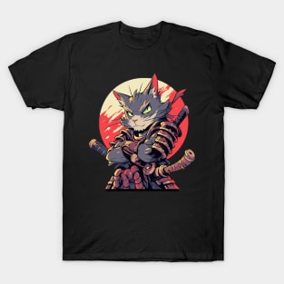 samurai cat T-Shirt